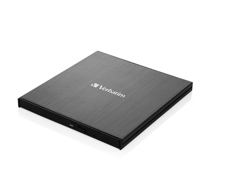 Verbatim 43888 - Ultra Hd 4K External Slimline Blu-Ray Writer Usb 3.2 Gen 1/Usb-C