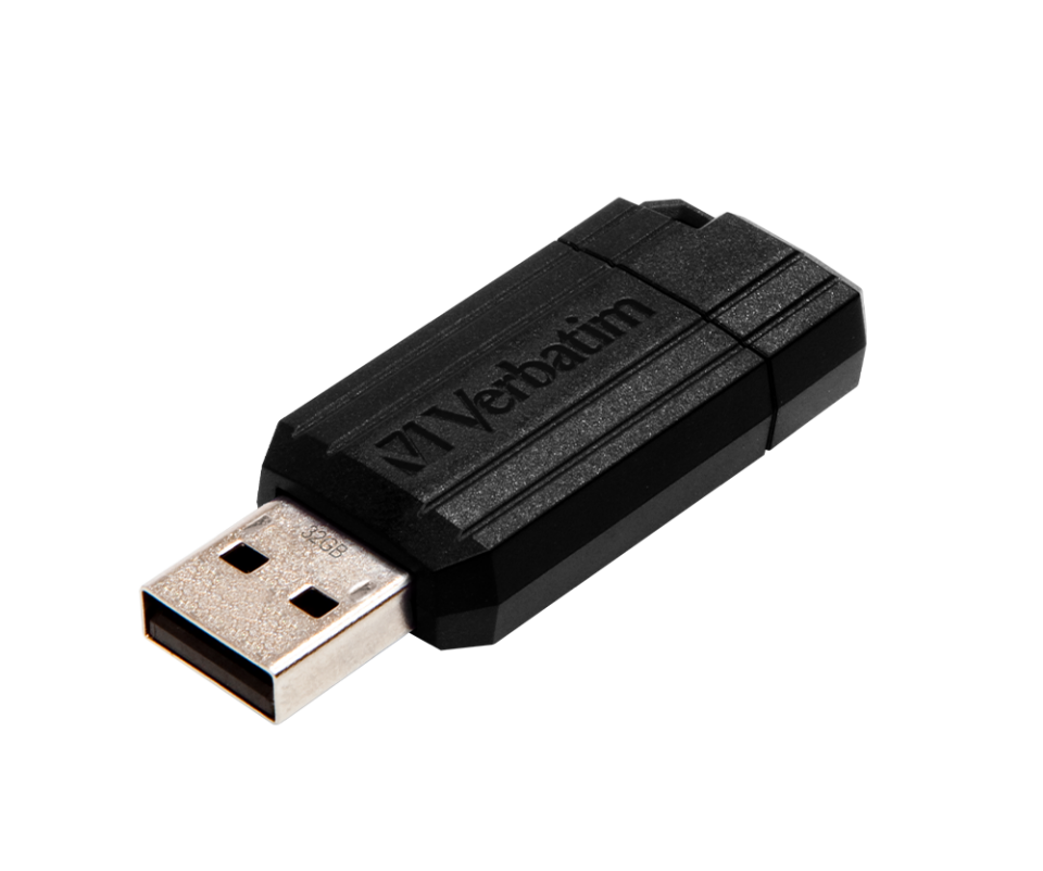Verbatim 49064 - 32Gb Pinstripe Usb 2.0 Drive