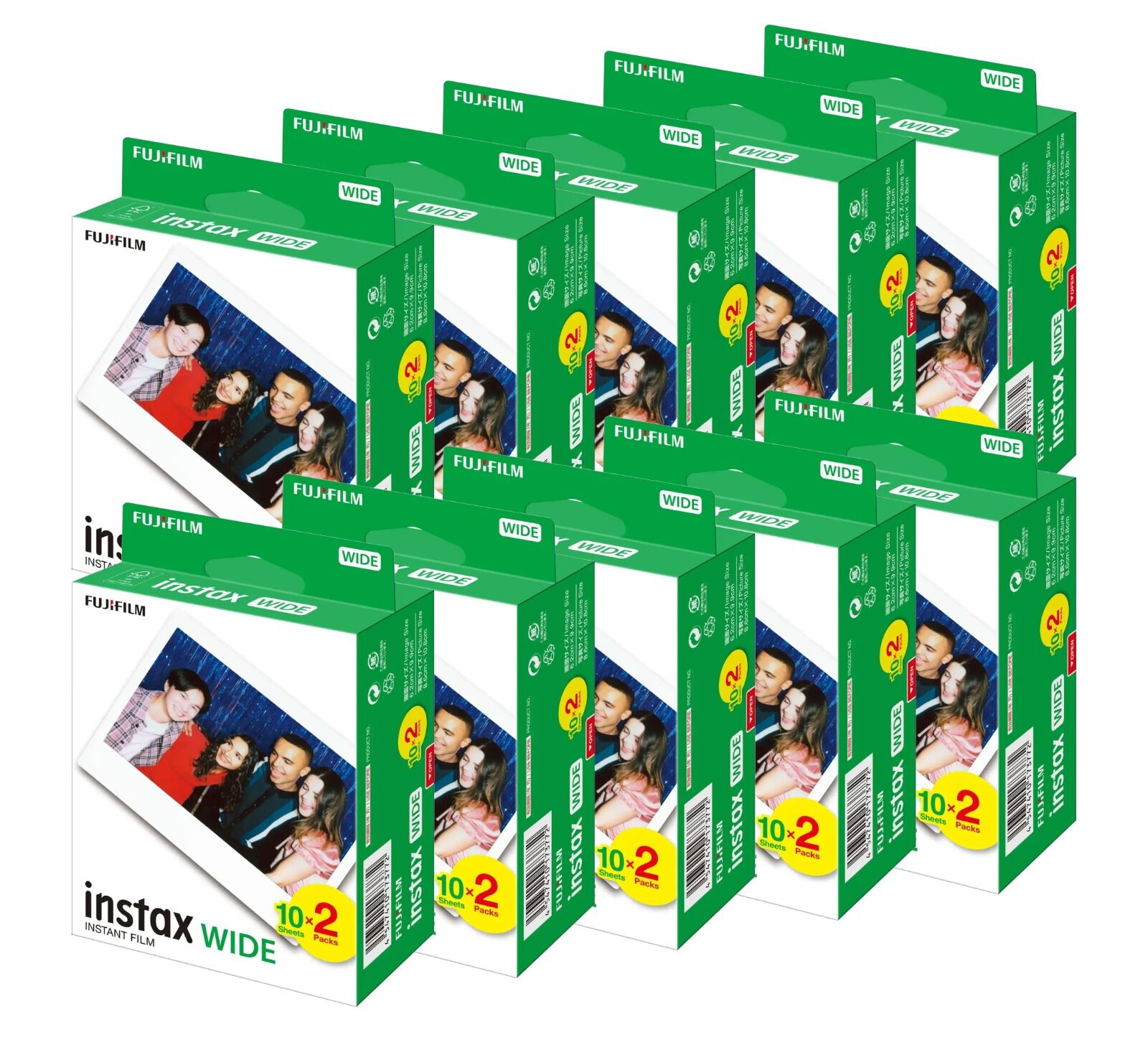 Instax Wide 20'li Film 10'lu Set