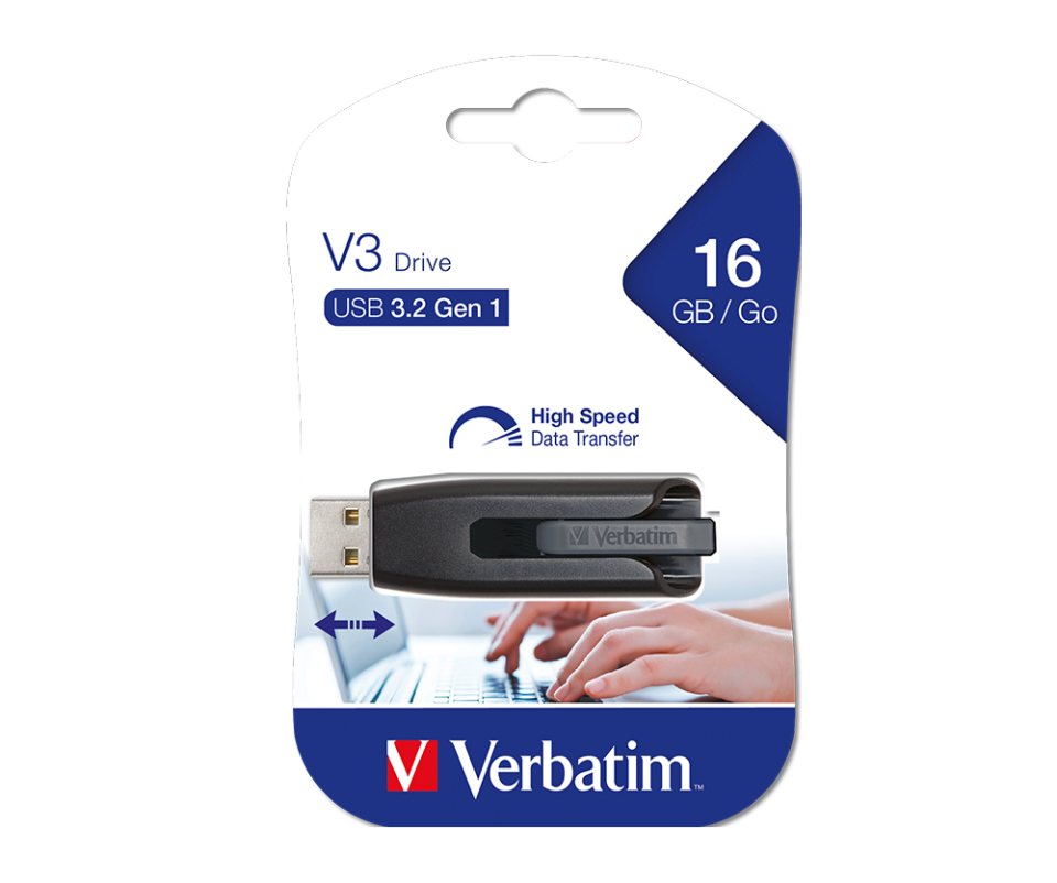 Verbatim 16 GB Store&Go Usb-A 3.2 Flash Bellek Siyah Renk