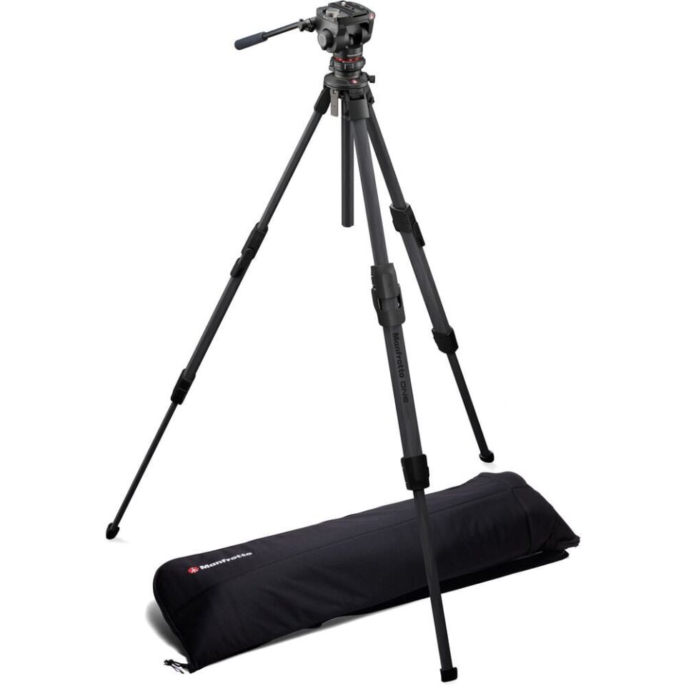 Manfrotto MKONEC-500X One Karbon Tripod ve  500X Akışkan (Fluid) Video Başlık