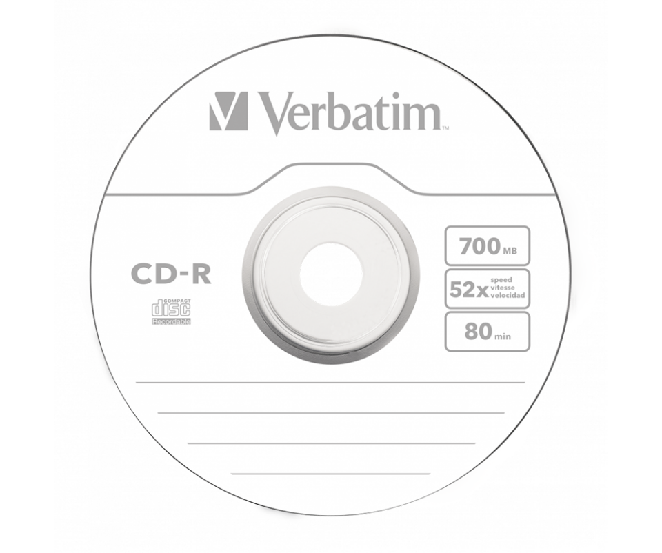 Verbatim 43725 - Cd-R 52 X 700Mb 10 Pack