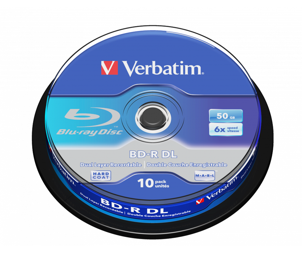 Verbatim 43746 - Bd-R Dl 50Gb 6X 10 Pack