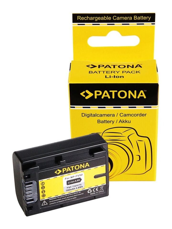 Patona 1117 Sony Np-Fv50 700Mah 6.8V