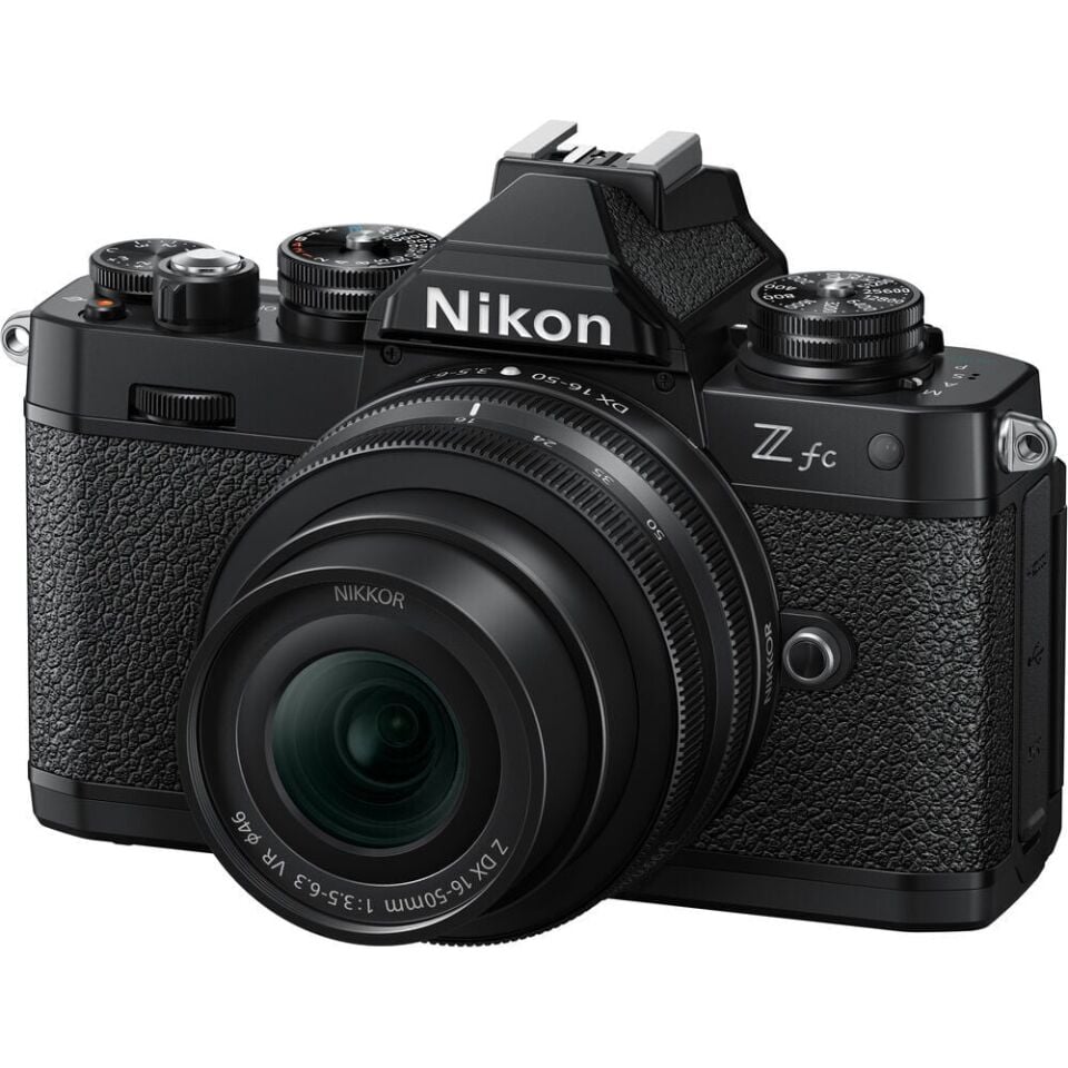 Nikon Z fc Aynasız Fotoğraf Makinesi 16-50mm Lens Kit (Siyah)