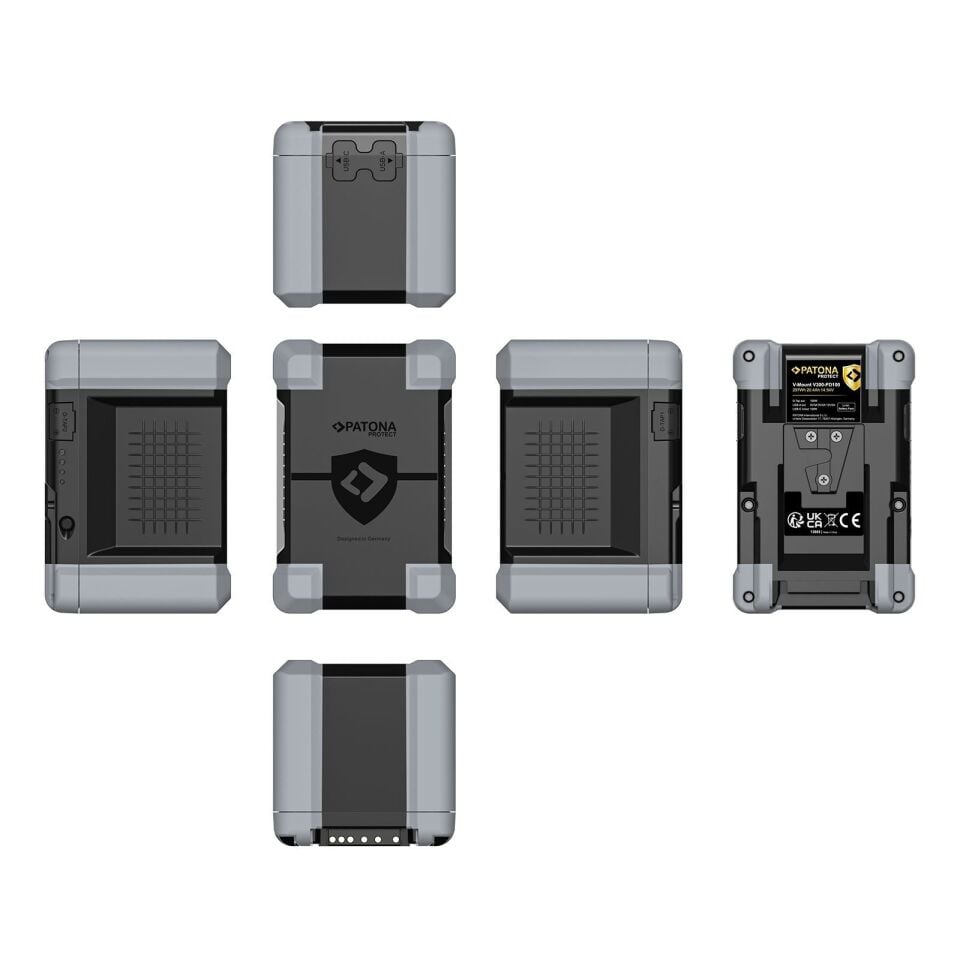 Patona 13685 Portect V Mount Akku V230-Pd100 297Wh