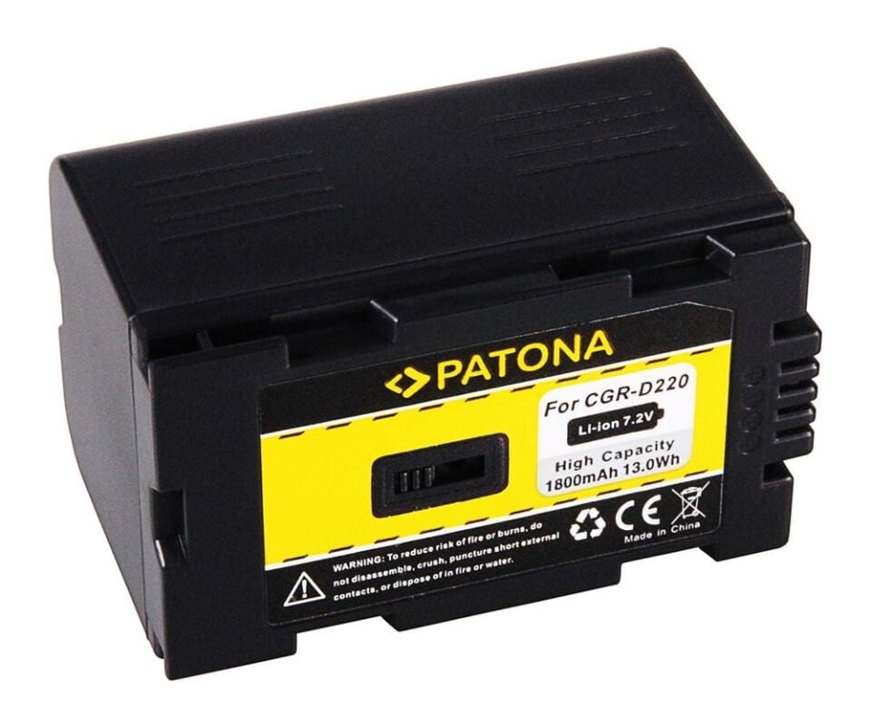 Patona 1047 Stanadrt Batarya Panasonic CGR-D220