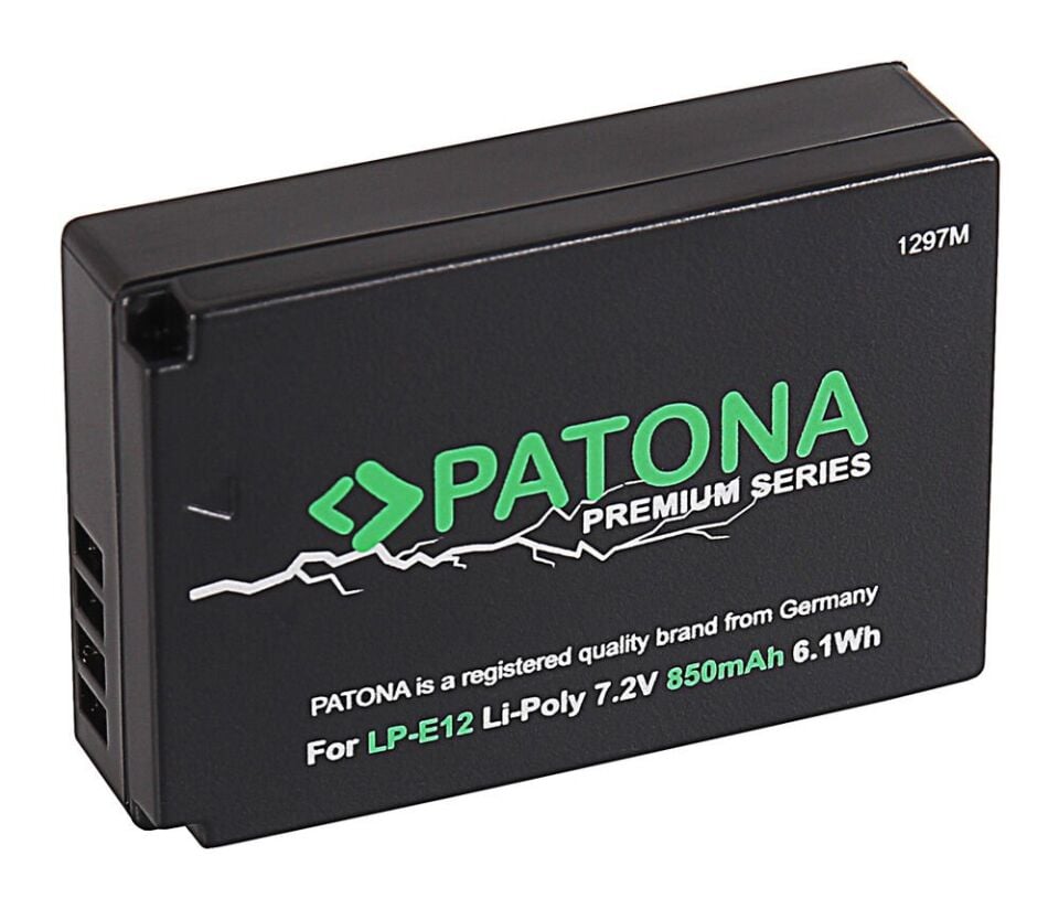 Patona 1297 Premium Batarya Canon LP-E12