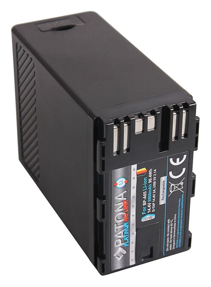 Patona 1315 Platinum Batarya Canon BP-A65 D-Tap USB-Çıkış