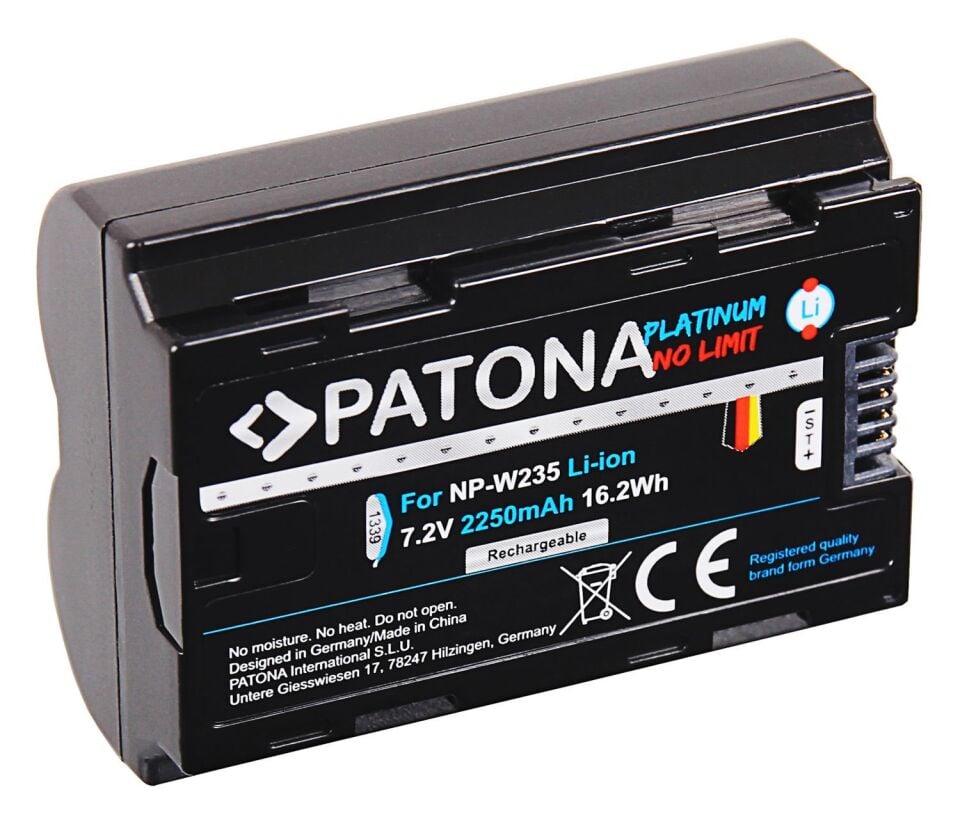 Patona 1339 Platinum Batarya Fuji NP-W235