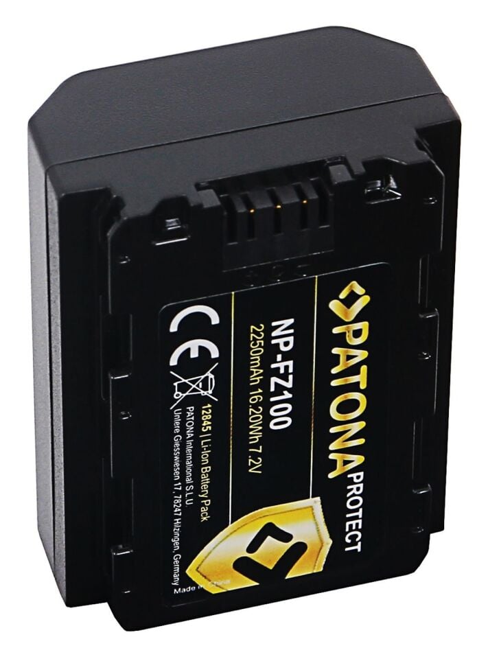 Patona 12845 PROTECT Batarya Sony NP-FZ100