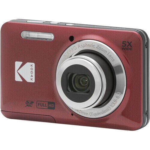 Kodak Friendly Zoom FZ55 Dijital Fotoğraf Makinesi Kırmızı