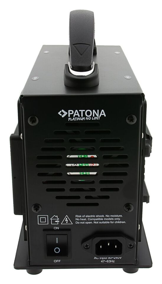 Patona 1735 Platinum B-Mount Charger F. 4Pcs Battery