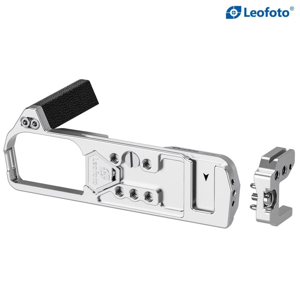 Leofoto Lpo-Om-3-Silver L Plate Grip