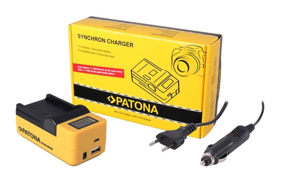 Patona 4624 Standart Seri Synchron Usb Şarj Aleti Nikon En-El15 With Lcd