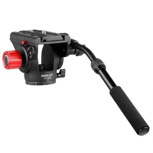 Kingjoy Vt-3500S Video Tripod +Vt-3520 Video Başliği - Çantali Kit