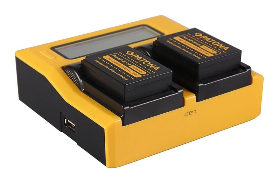 Patona 7645 Standart Seri İkili Lcd Usb Şarj Aleti Fuji Np-W126