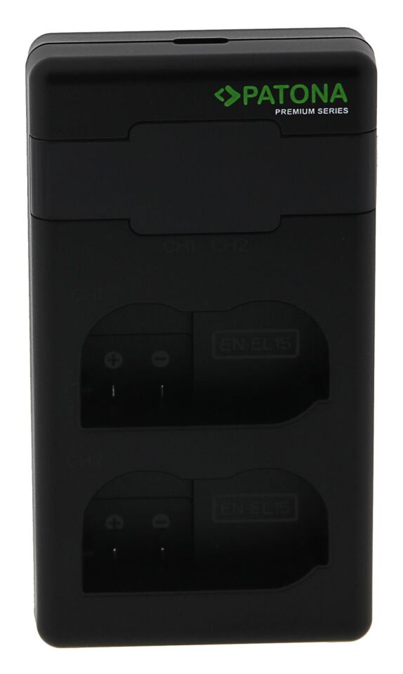 Patona 161965 Premium Twin Performans Pd Şarj Aleti Nikon En-El15 İncl. Usb-C Cable