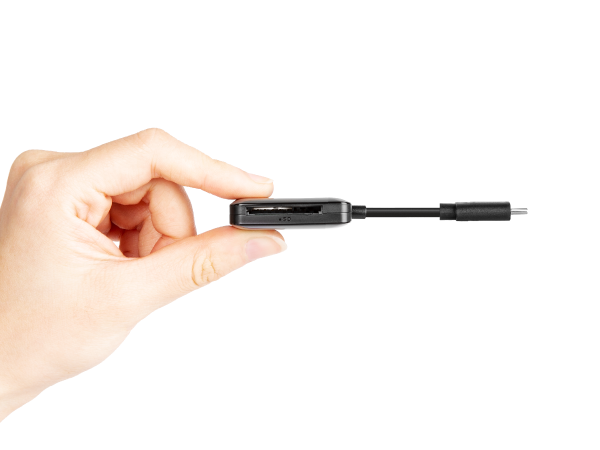 Transcend Kart Okuyucu SD ve MicroSD USB 3.2 TYPE C Siyah