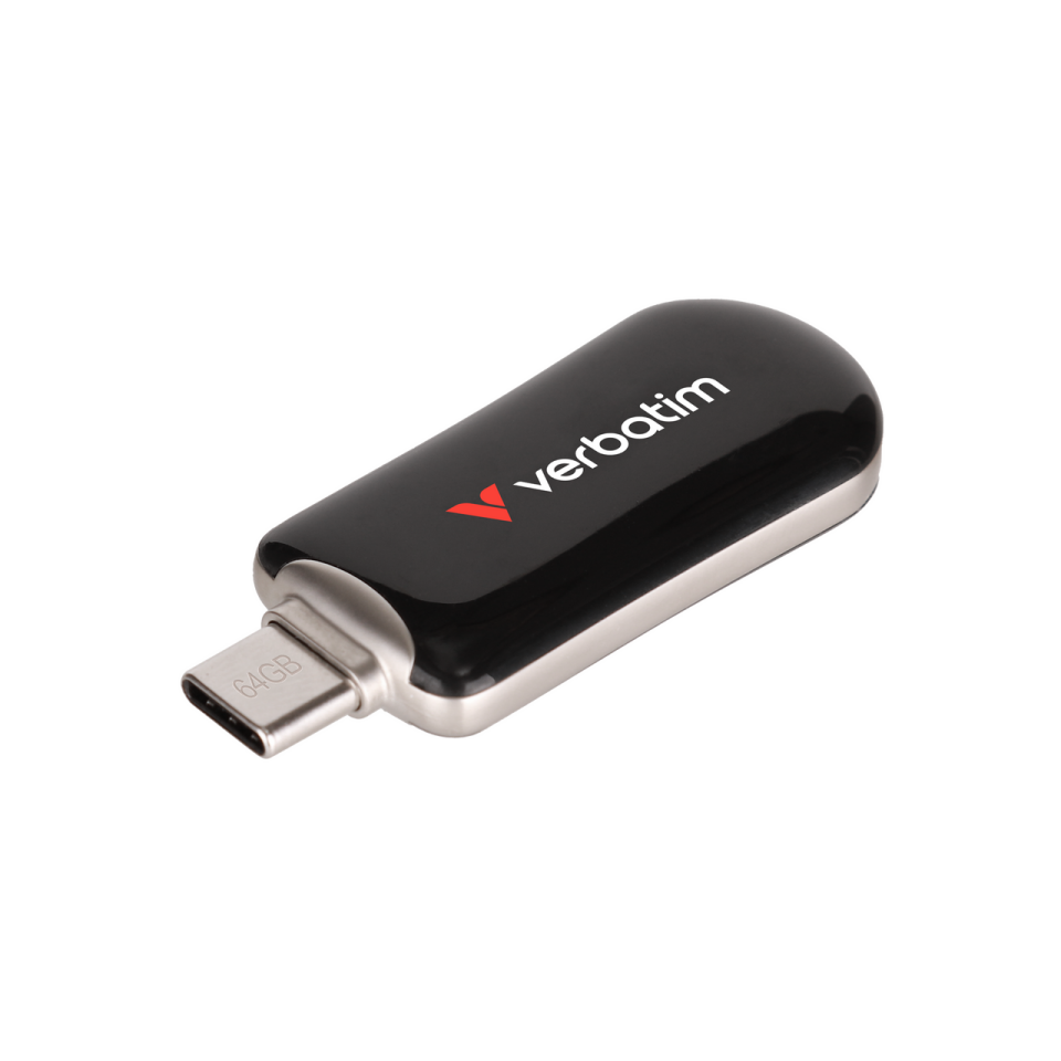 Verbatim 64 GB Plectra Usb-C Usb Flash Bellek Siyah Renk-(30224)
