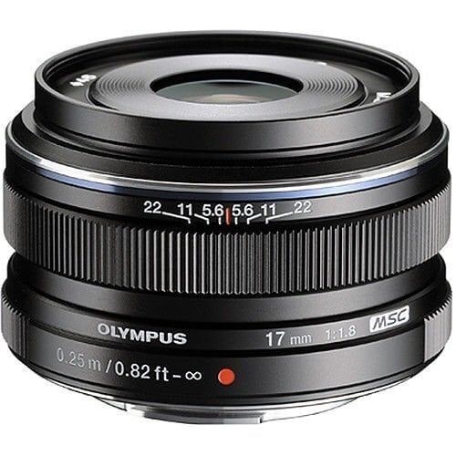 Olympus Lens 17Mm 1.8 Black  M.Zuiko Digital V311050Be000