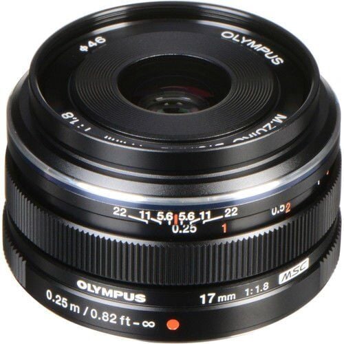 Olympus Lens 17Mm 1.8 Black  M.Zuiko Digital V311050Be000