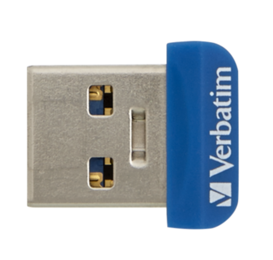Verbatim 64 GB Store&Stay Usb-A 3.2 Nano Flash Bellek Mavi Renk-(98711)