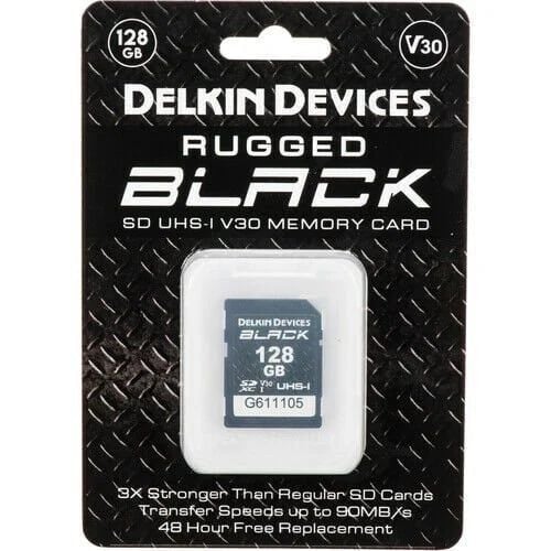 Delkin Black 128Gb Uhs-i Sd V30