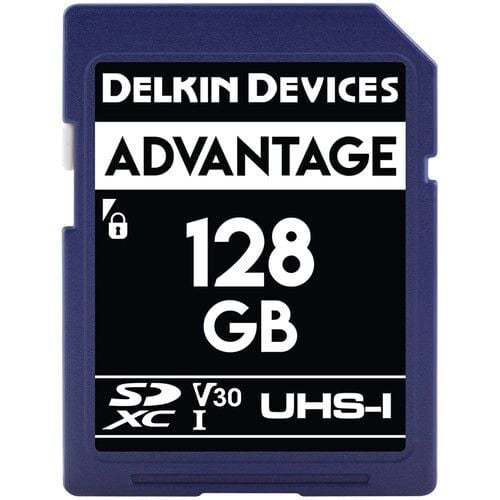 Delkin Advantage 128Gb Sd Uhs-i V30
