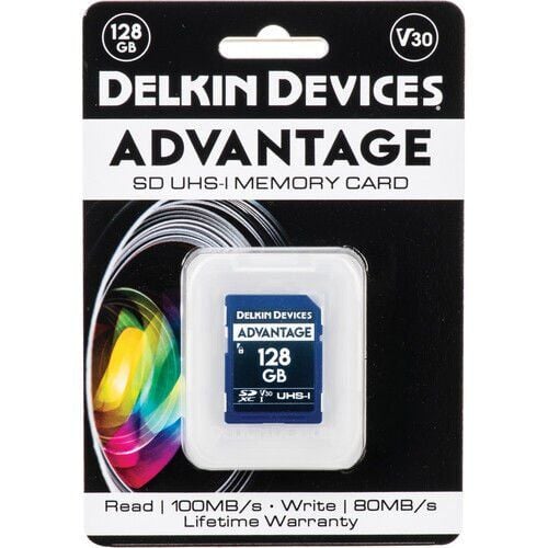 Delkin Advantage 128Gb Sd Uhs-i V30
