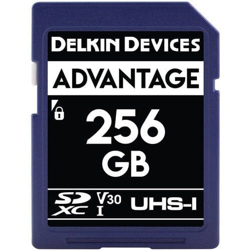 Delkin Advantage 256Gb Sd Uhs-i V30